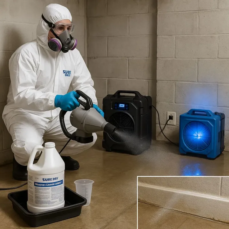 Sanitization and Odor Removal process in McLendon-Chisholm, TX