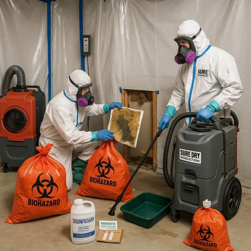 Contaminated Water Handling Protocols process in McLendon-Chisholm, TX
